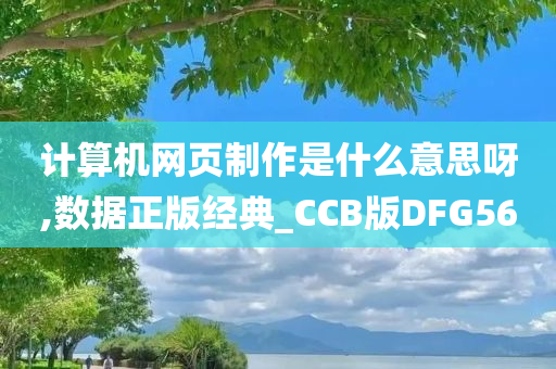 计算机网页制作是什么意思呀,数据正版经典_CCB版DFG56