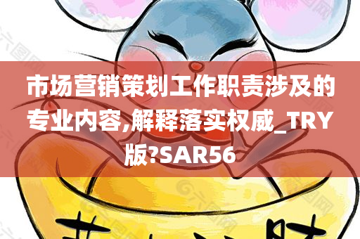 市场营销策划工作职责涉及的专业内容,解释落实权威_TRY版?SAR56