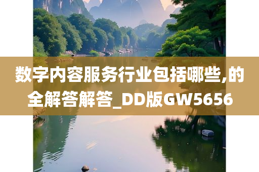 数字内容服务行业包括哪些,的全解答解答_DD版GW5656