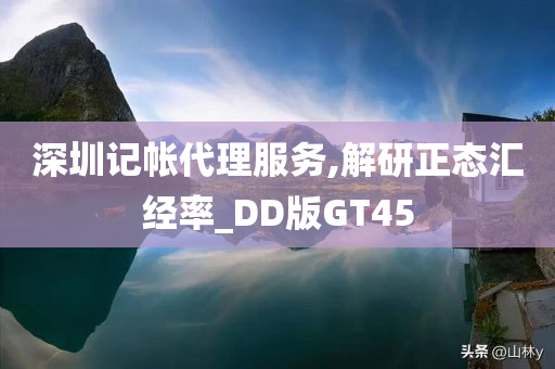 深圳记帐代理服务,解研正态汇经率_DD版GT45