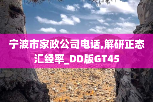 宁波市家政公司电话,解研正态汇经率_DD版GT45