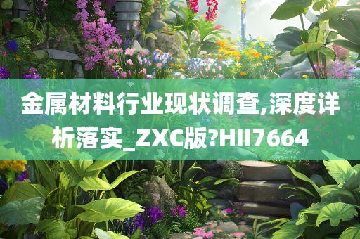 金属材料行业现状调查,深度详析落实_ZXC版?HII7664